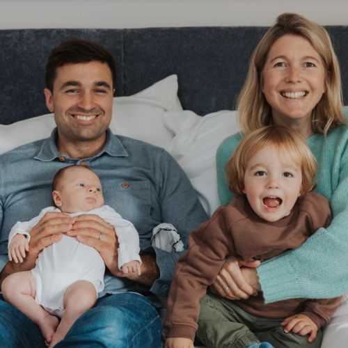 Josh's Chocolate Founder and family